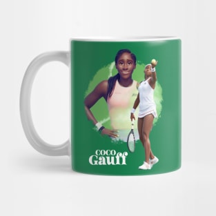 Coco Gauff anime cartoon Mug